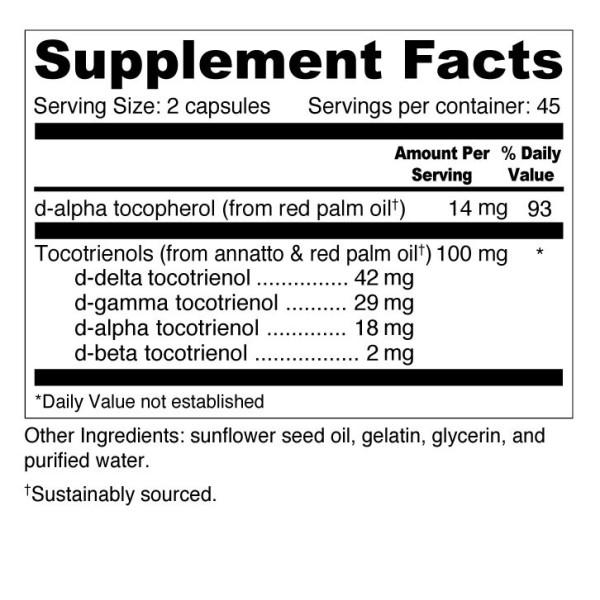 Supplement Facts 90 caps